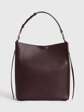 ALLSAINTS Nina North South Leather Tote Bag